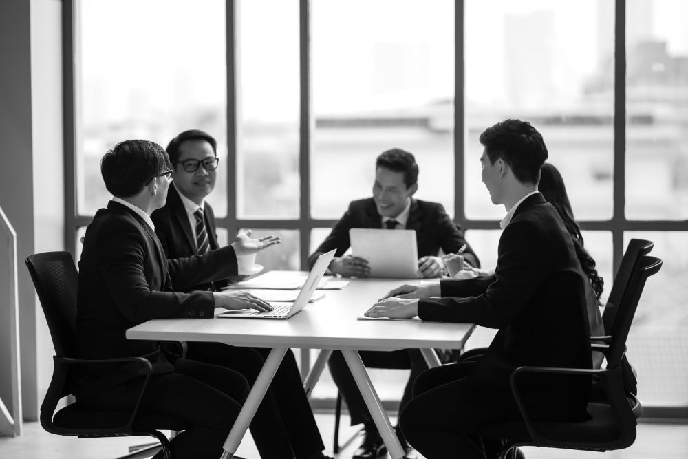 business people meeting in office